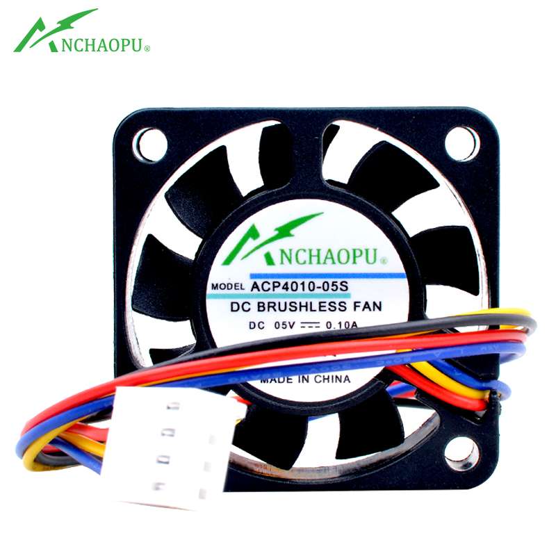 Pi 4 Case - Anchaopu 4Cm 40Mm Fan 40X40X10Mm DC5V