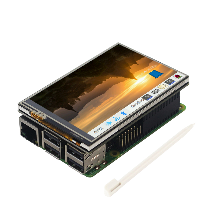 Pi 4 Case - Raspberry Pi 3.5 Inch Touch Screen