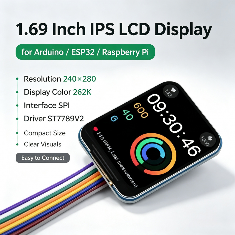 Pi Zero - 1,69 inch IPS LCD-module ST7789V2 Driver240×280