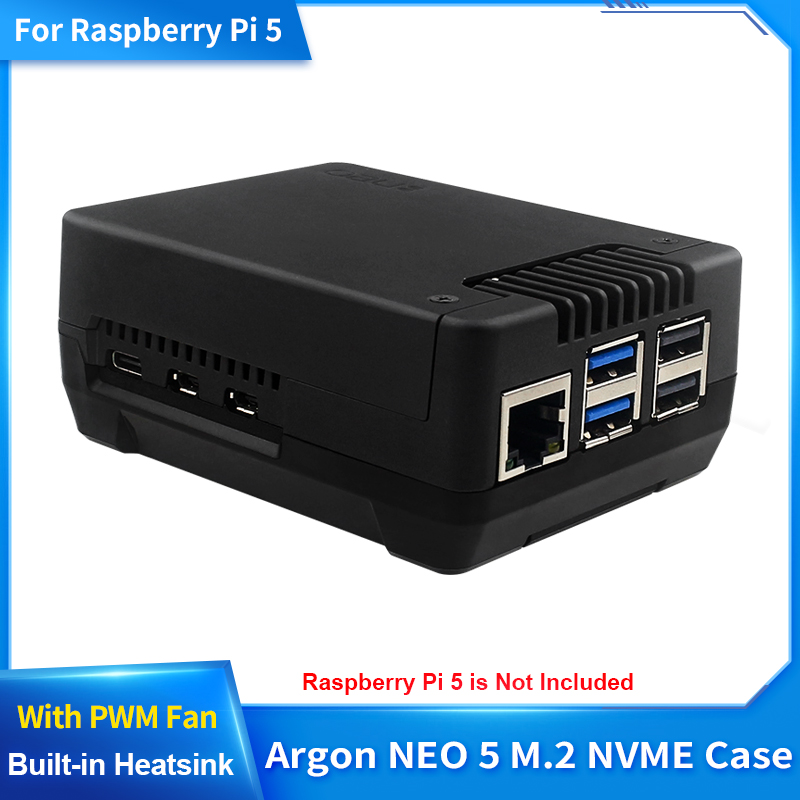 Pi Power Supply - Argon NEO 5 M.2 NVME PCIE-behuizing
