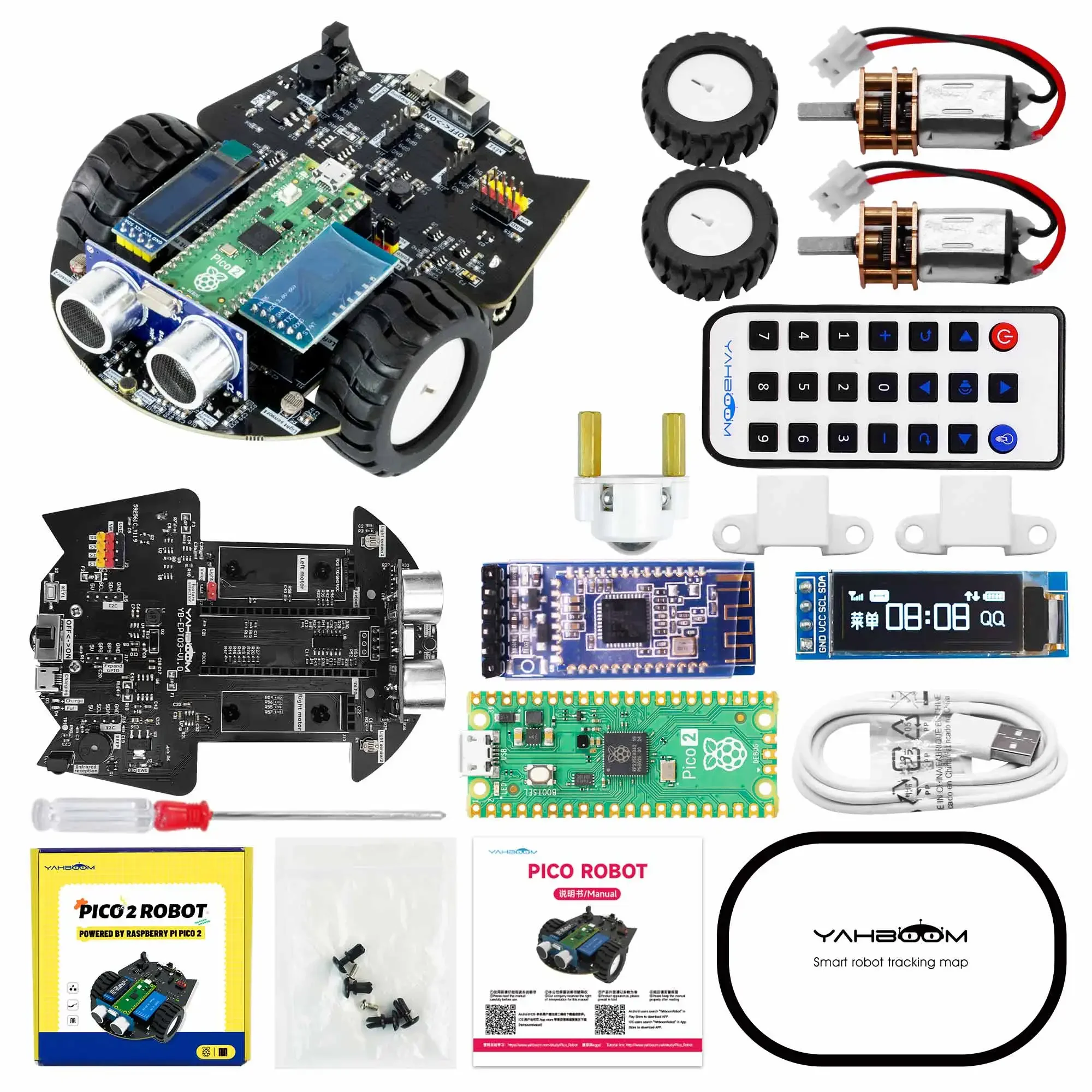 Yahboom Raspberry Pi Pico 2-ro - Raspberry Pi Kit recensie en prijs
