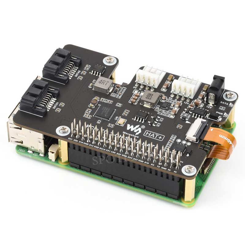 Raspberry Pi 5 PCIe naar SATA- - Pi Cooler recensie en prijs