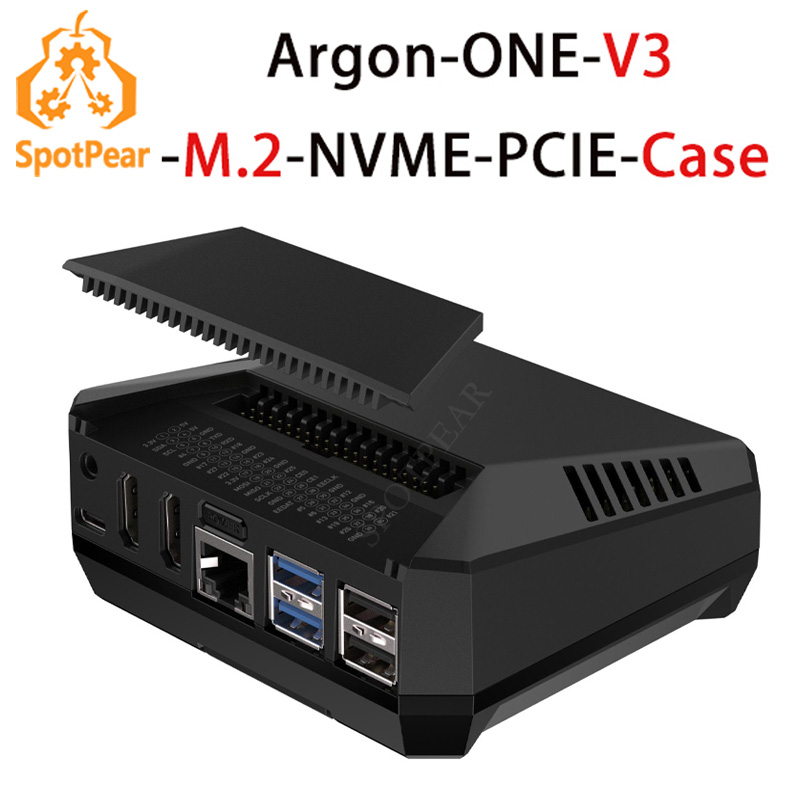Argon ONE V3 M.2 NVME-behuizin - Pi 5 Case recensie en prijs