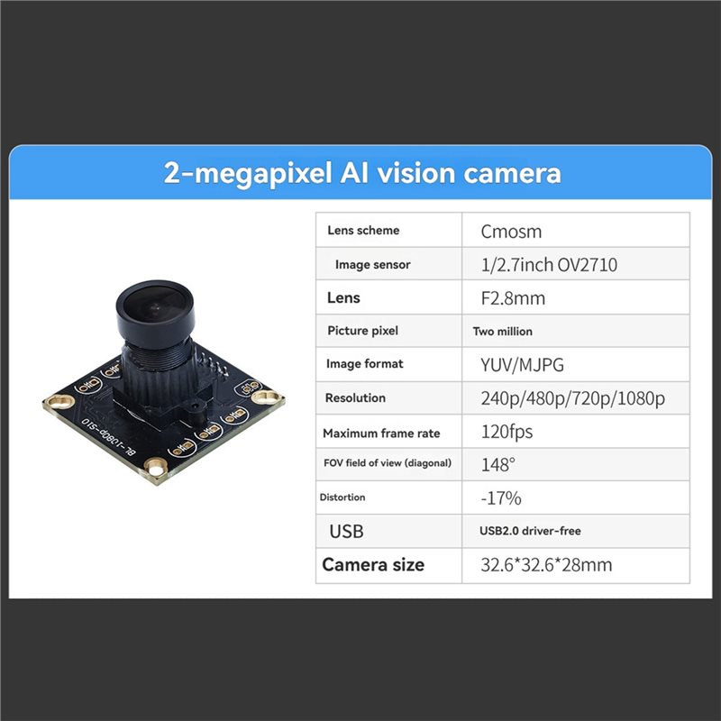A98Z 2MP USB-cameramodule OV27 - Pi Camera Module recensie en prijs