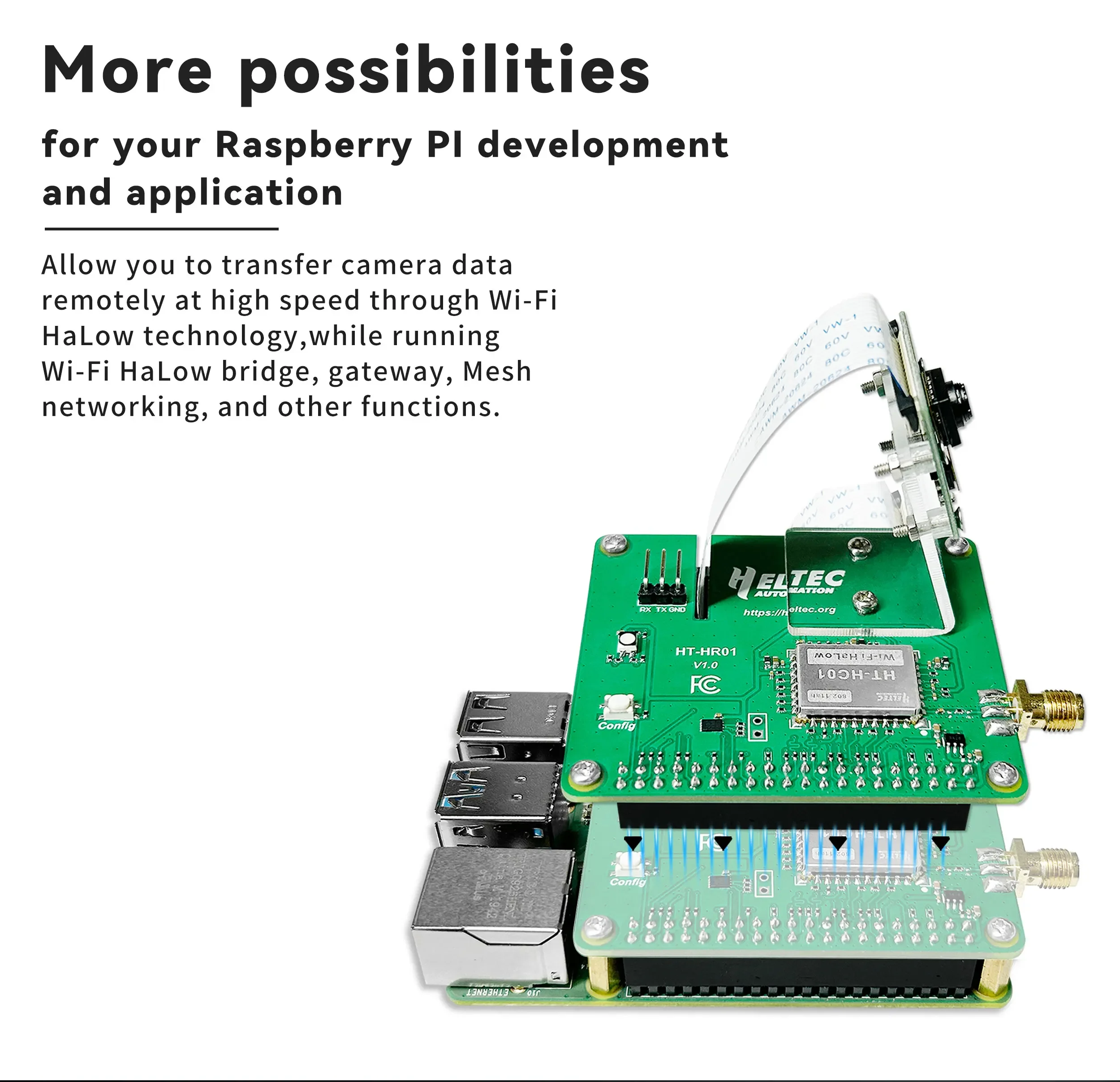 Heltec Pi-CamLow HR01 Wi-Fi Ha - Pi Camera Module recensie en prijs