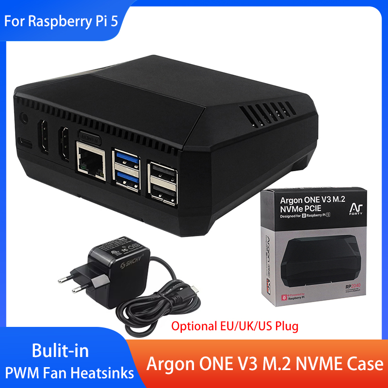 Argon ONE V3 M.2 NVME behuizin - Pi Cooler recensie en prijs