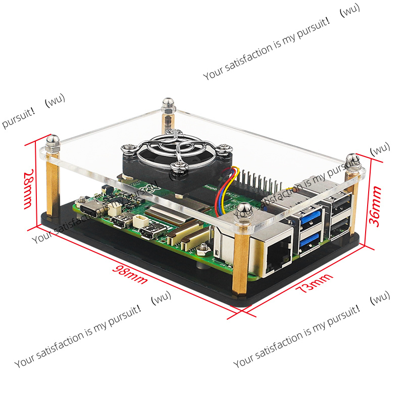 Raspberry Pi 5 Acryl Case Tran - Pi 5 Case recensie en prijs
