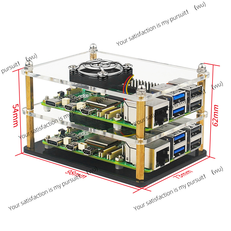 Raspberry Pi 5 Acryl Case Tran - Pi 5 Case recensie en prijs