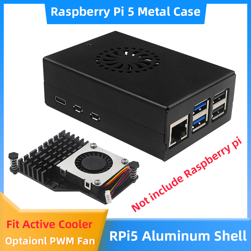 Raspberry Pi 5 aluminium behui - Pi Power Supply recensie en prijs