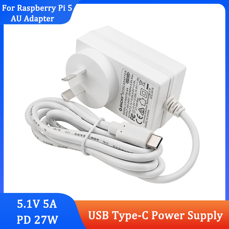 Raspberry Pi 5 Pd 27W Voeding  - Pi Power Supply recensie en prijs