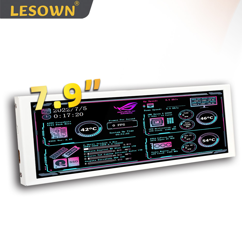 LESOWN Bar Display 7,9 inch Wi - Pi 4 Case recensie en prijs