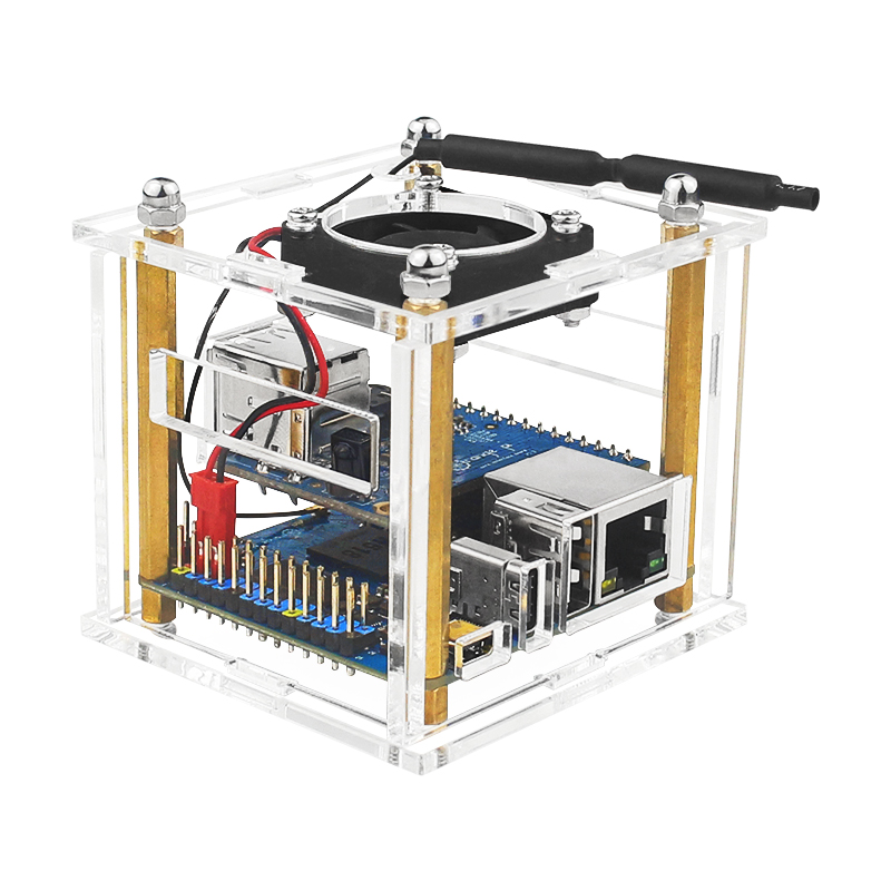 Orange Pi Zero 3 Acrylbehuizin - Pi Power Supply recensie en prijs