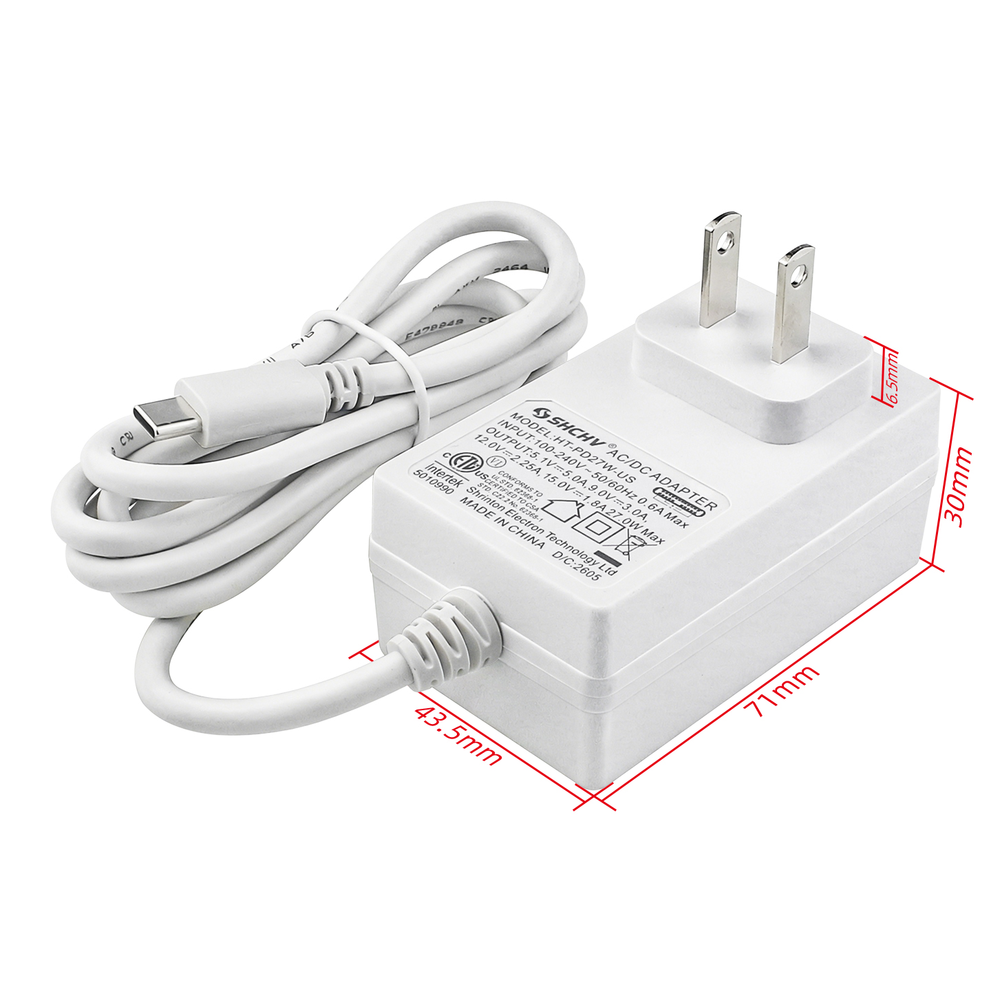 Raspberry Pi 5 5.1V 5A Voeding - Pi Power Supply recensie en prijs