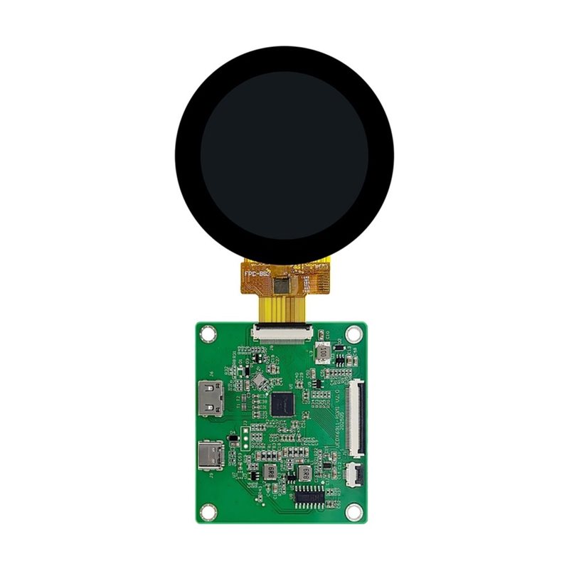 A52T DSI TFT LCD rond display  - Pi Display recensie en prijs