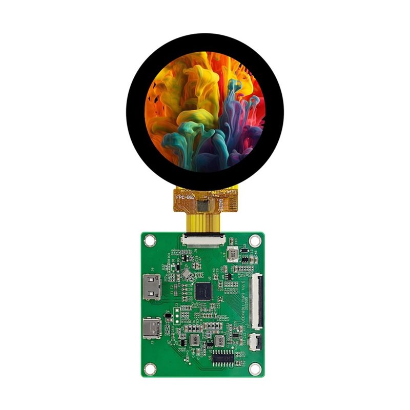 A52T DSI TFT LCD rond display  - Pi Display recensie en prijs