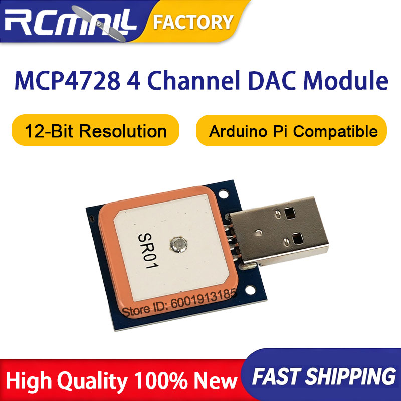 MCP4728 12-bit I2C DAC-module  - Raspberry Pi 4 recensie en prijs