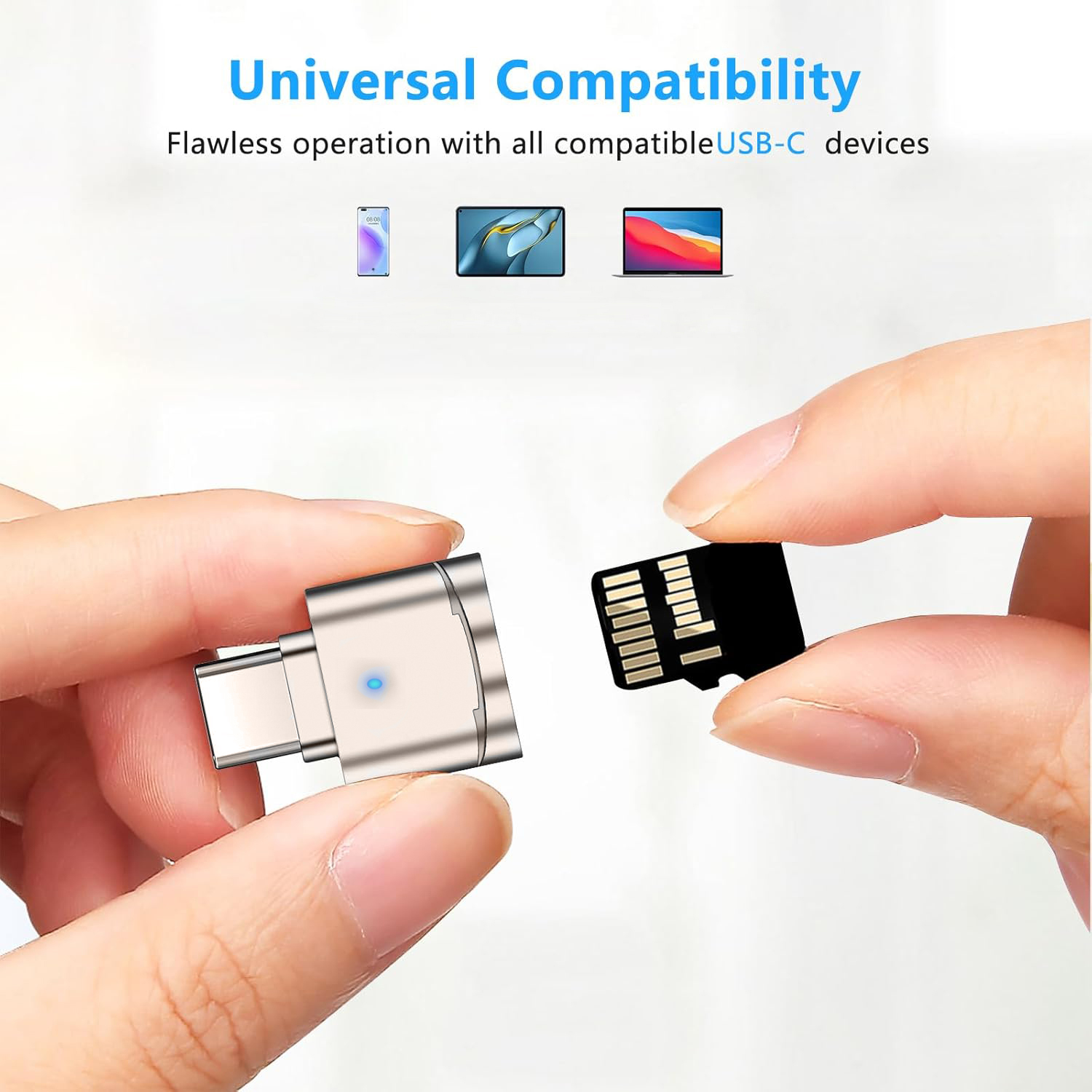 2 Stuks USB C Kaartlezer Onder - Micro Sd Card recensie en prijs